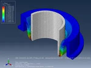 initial deformation of a rubber seal for a steel pipe