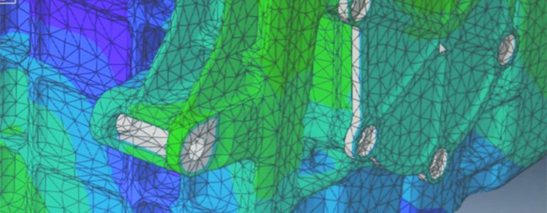 green and blue simulation model